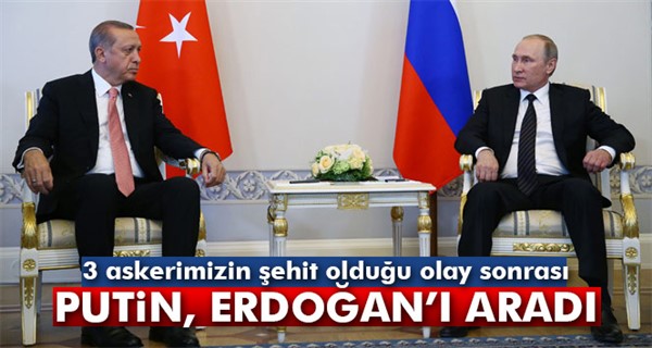 Cumhurbaşkanı Erdoğan, Putin ile görüştü