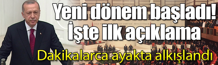 Cumhurbaşkanı Erdoğan yemin etti! Türkiye yeni sisteme geçti