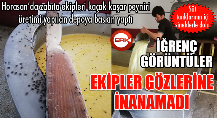 Depoya giren zabıta ekipleri gözlerine inanamadı