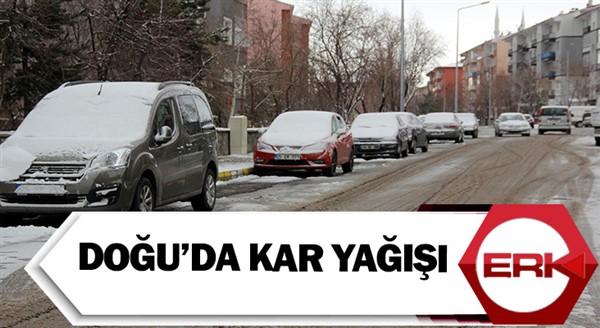 Doğu’da kar yağışı