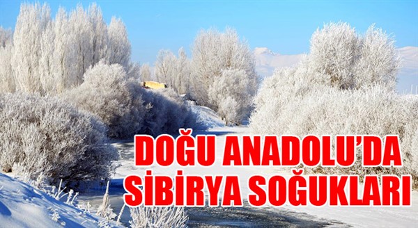 Doğu'da Sibirya soğukları