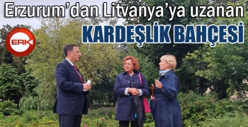 Dünya’ya barışı yayacak ‘Kardeşlik Bahçeleri’nin ilki Litvanya’da açıldı