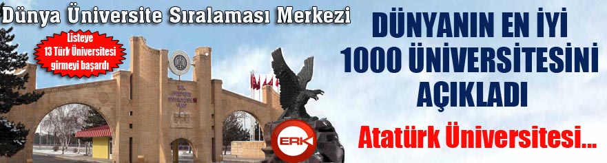 Dünyanın ‘en iyi 1000 üniversitesi’ arasında 13 Türk üniversitesi