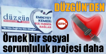 Düzgün Marketler Grubu'ndan önemli bir sosyal sorumluluk projesi daha...