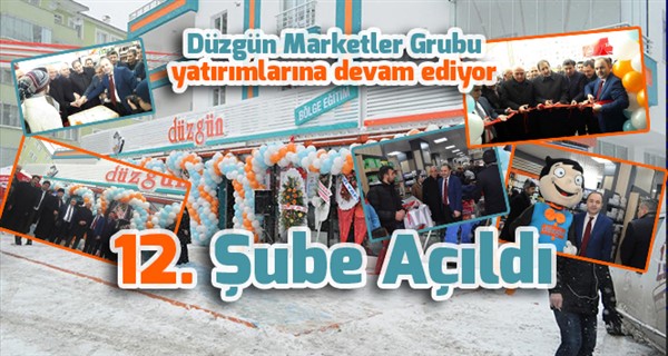 Düzgün Marketler Grubu yatırımlarına devam ediyor...