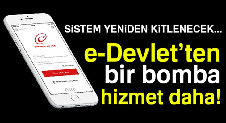 e-Devlet'ten bir uygulama daha