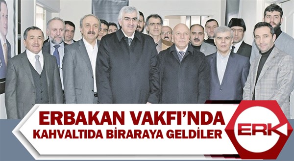 Erbakan Vakfı’nda kahvaltıda biraraya geldiler