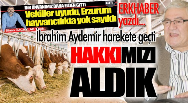 ERKHABER yazdı, Aydemir harekete geçti ve HAKKImızı aldık!