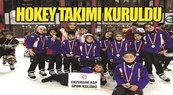 Erzurum ASP Spor Kulübü buz hokey takımını kurdu