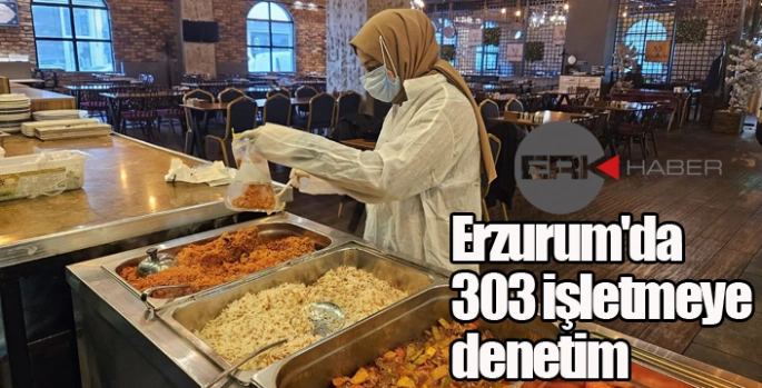 Erzurum'da 303 işletmeye denetim