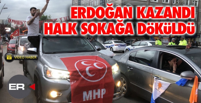 Erzurum’da Erdoğan sevinci