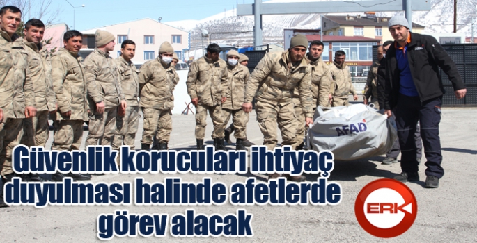 Erzurum’da Güvenlik Korucusu Yerel Destek Ekibi kuruldu
