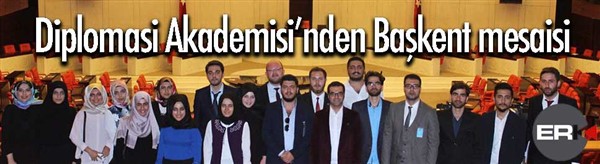 Erzurum Diplomasi Akademisi’nden Başkent mesaisi