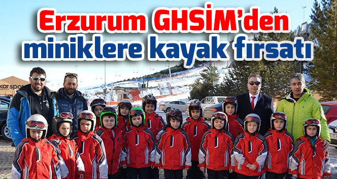 Erzurum GHSİM’den miniklere kayak fırsatı