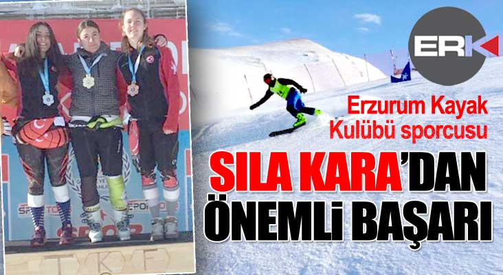 Erzurum Kayak Kulübü sporcusu Sıla Kara'dan önemli başarı...