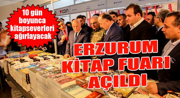 Erzurum Kitap Fuarı açıldı