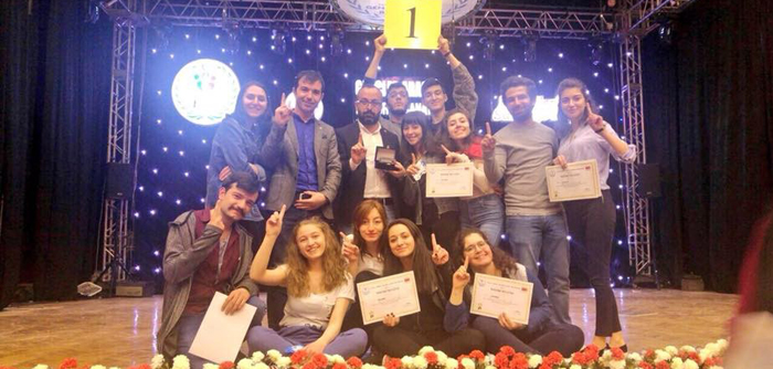Erzurum tiyatroda bölge şampiyonu