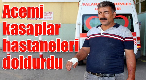 Erzurum'da acemi kasaplar hastaneleri doldurdu