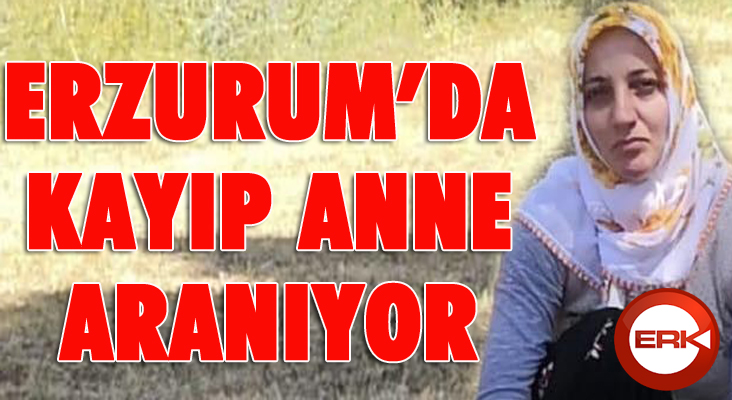 Erzurum'da kayıp anne aranıyor