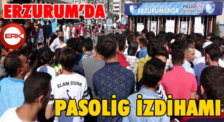 Erzurum'da Passolig izdihamı