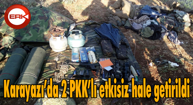 Erzurum’da PKK’lı 2 terörist etkisiz hale getirildi