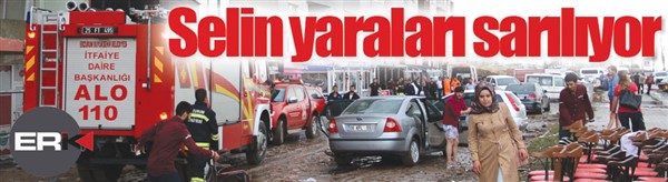 Erzurum’da selin yaraları sarılıyor