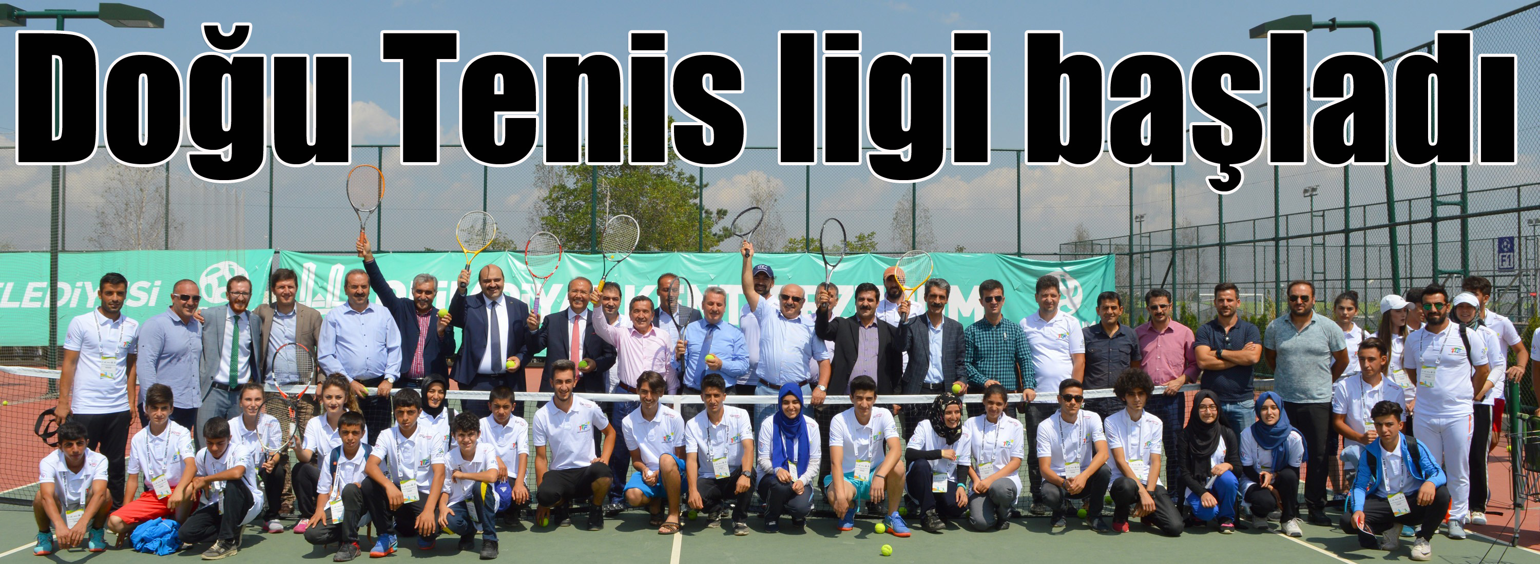 Erzurum’da sporda yeni bir heyecan: Doğu Tenis ligi başladı