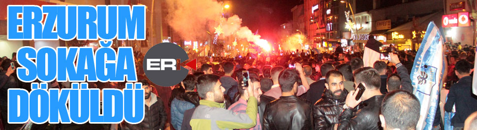 Erzurum'da TFF 1. Lig coşkusu