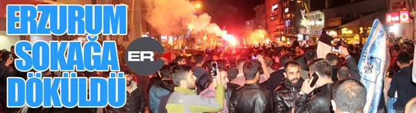 Erzurum'da TFF 1. Lig coşkusu