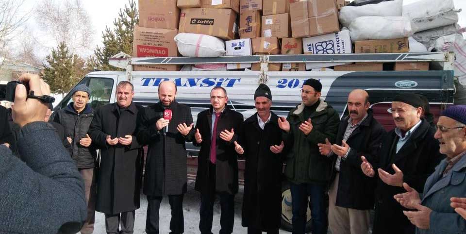 Erzurum’dan Halep’e yardım eli