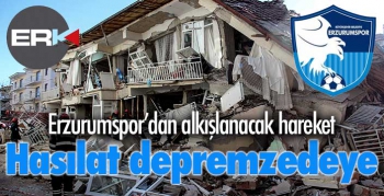 Erzurumspor'dan alkışlanacak hareket... Balıkesir hasılatı depremzedeye...