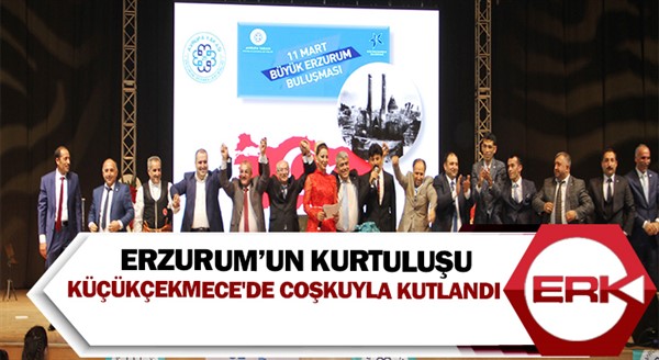 Erzurum’un kurtuluşu Küçükçekmece'de coşkuyla kutlandı