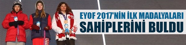 EYOF 2017'nin ilk madalyaları sahiplerini buldu