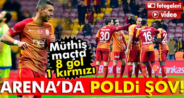 Galatasaray 6-2 Erzincanspor (maç sonucu) GS Erzincan özet ve golleri izle