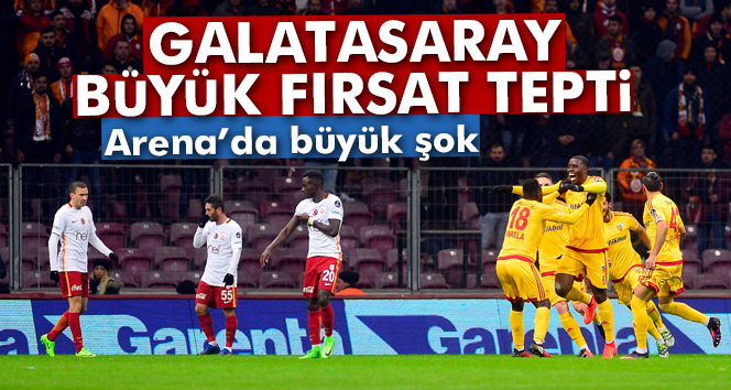 Galatasaray Kayserispor: 1-2 