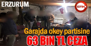 Garajda okey partisine 63 bin TL ceza