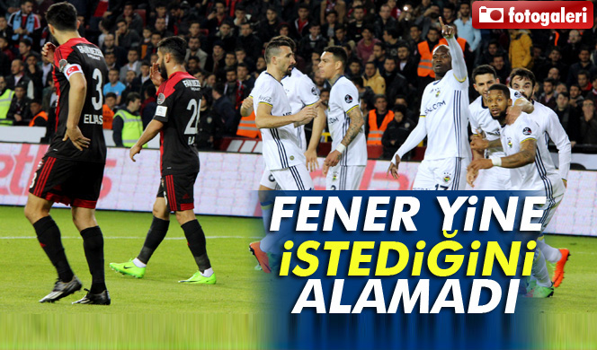 Gaziantepsor 1-1 Fenerbahçe 