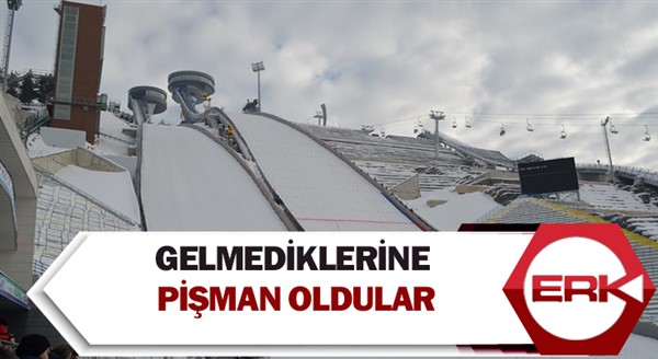 Gelmediklerine pişman oldular