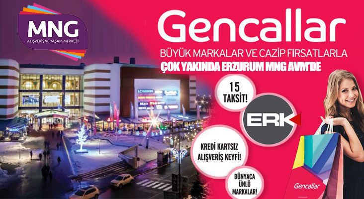 Gencallar çok yakında Erzurum MNG AVM'de... 