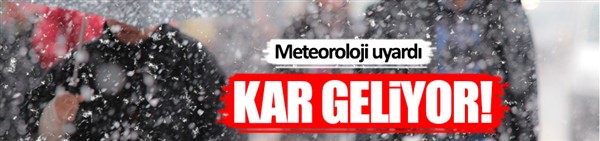 Geri sayım başladı... Kar geliyor... 