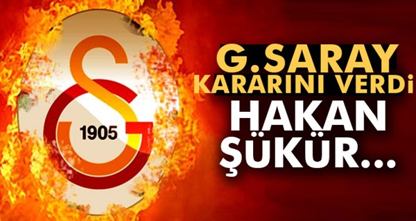 G.Saray’dan Hakan Şükür ve Arif Erdem kararı