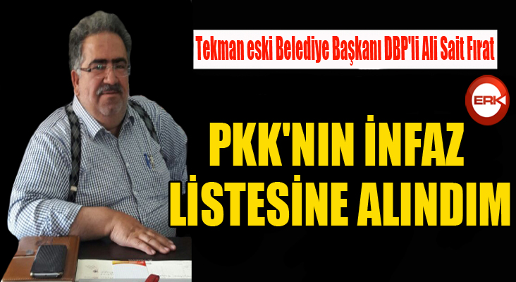 Halkı PKK'dan korumak için DBP'den aday olmuş