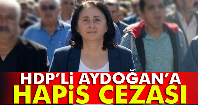 HDP’li vekil Nursel Aydoğan'a hapis cezası