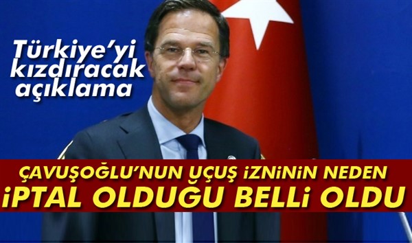 Hollanda Başbakanı Mark Rutte iptal kararına ilişkin konuştu