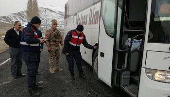 Horasan 15. Jandarma Trafik Timi drone ile uygulamaya geçti