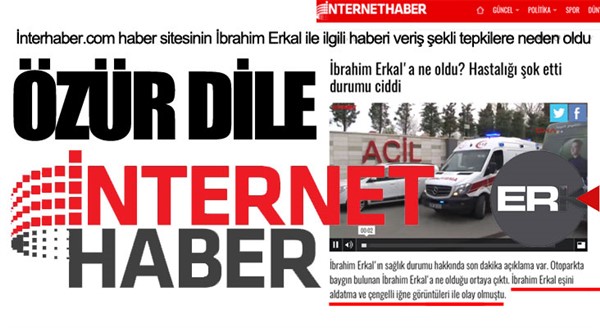 İbrahim Erkal'a saygısızlık... Özür dile İnternethaber!