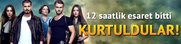 'İçerde' ekibi karda mahsur kaldı