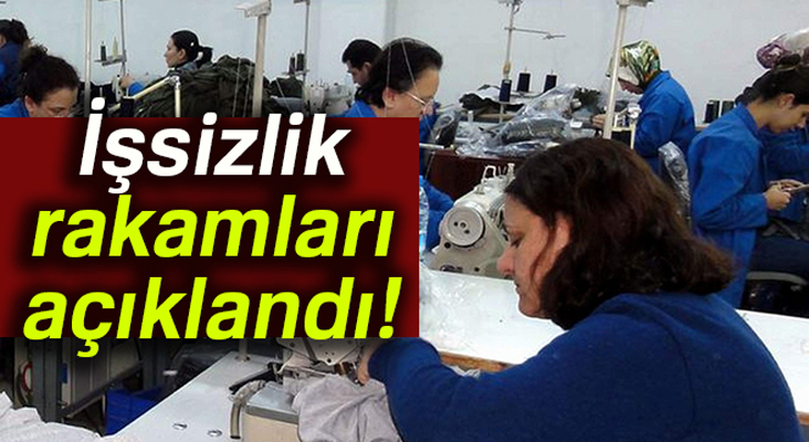 İşsizlik rakamları açıklandı!