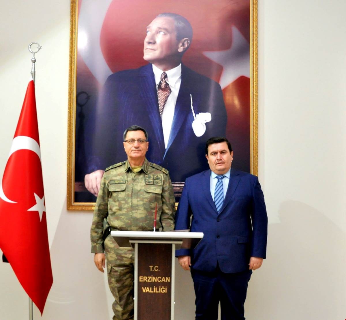 Jandarma Genel Komutan Yardımcısı Korgeneral İbrahim Yaşar, Erzincan Valiliğini Ziyaret Etti