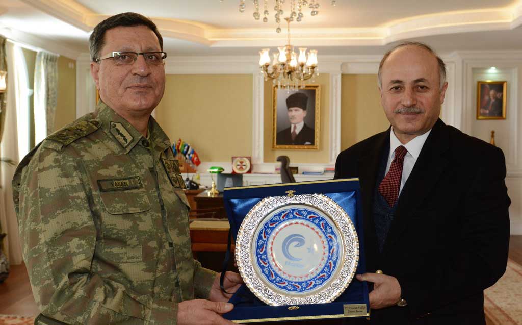 Jandarma Genel Komutan Yardımcısı Korgeneral Yaşar’dan Vali Azizoğlu’na ziyaret